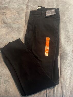 Men's Black Skinny Jeans with Stretch - Unbranded